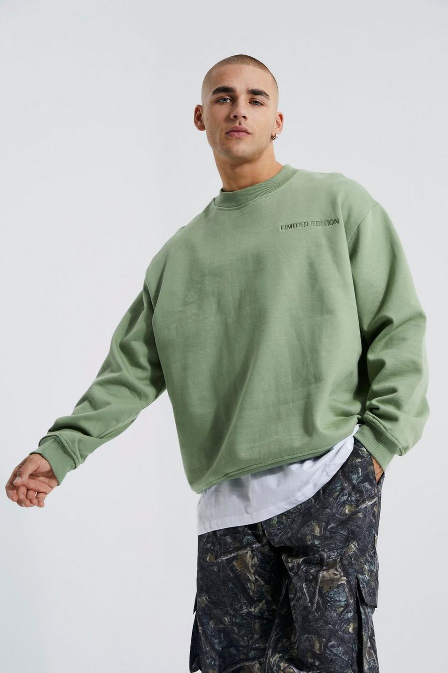 Sage gerde Oversized Heavyweight Limited Sweater