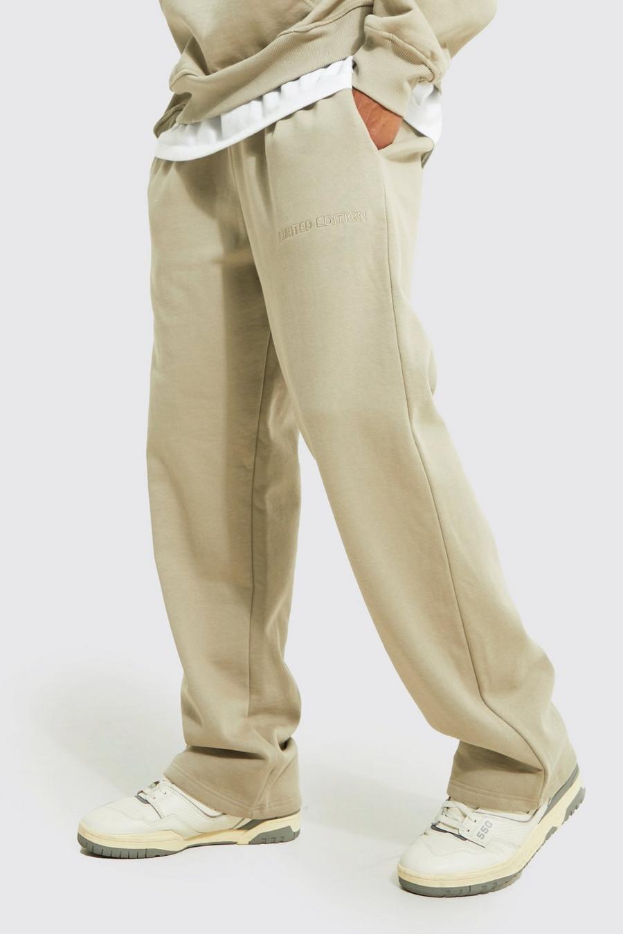 Taupe Relaxed Heavyweight Limited Jogger image number 1