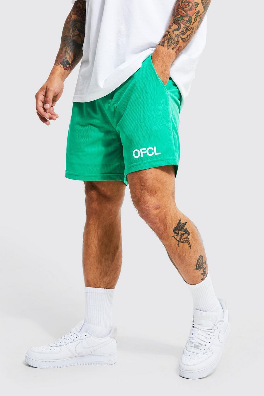 Green Korte Baggy Mesh Official Shorts image number 1