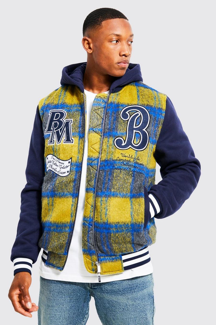 Blue Check Limited Edition Hooded Varsity  image number 1