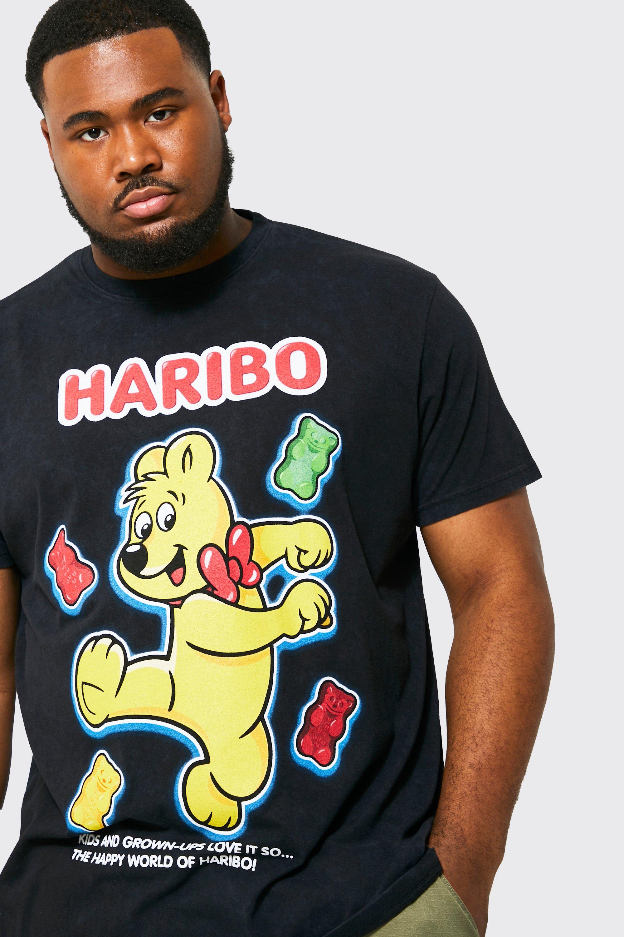 Plus Acid Wash Haribo License T shirt