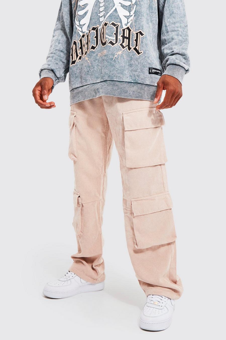 Jeans da Biker Skinny Fit Stretch con zip e strappi, Light pink image number 1