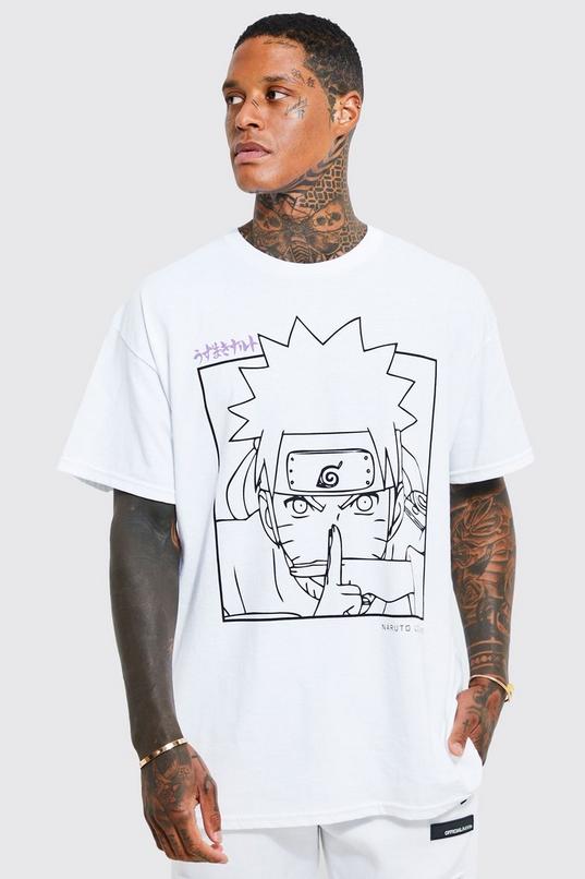 Oversized Naruto Anime License T-shirt | boohoo CA Oversized Naruto Anime License T-shirt | boohoo CA