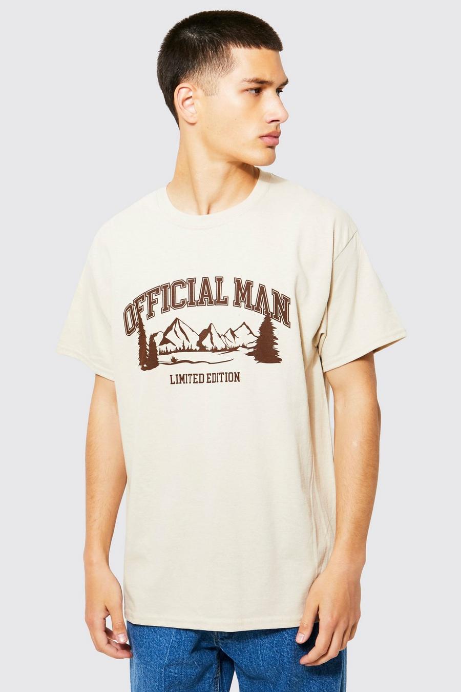 Sand Official Man Mountain Graphic T-shirt image number 1