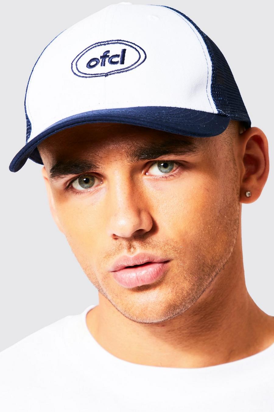 Navy Ofcl Embroidered Trucker Cap