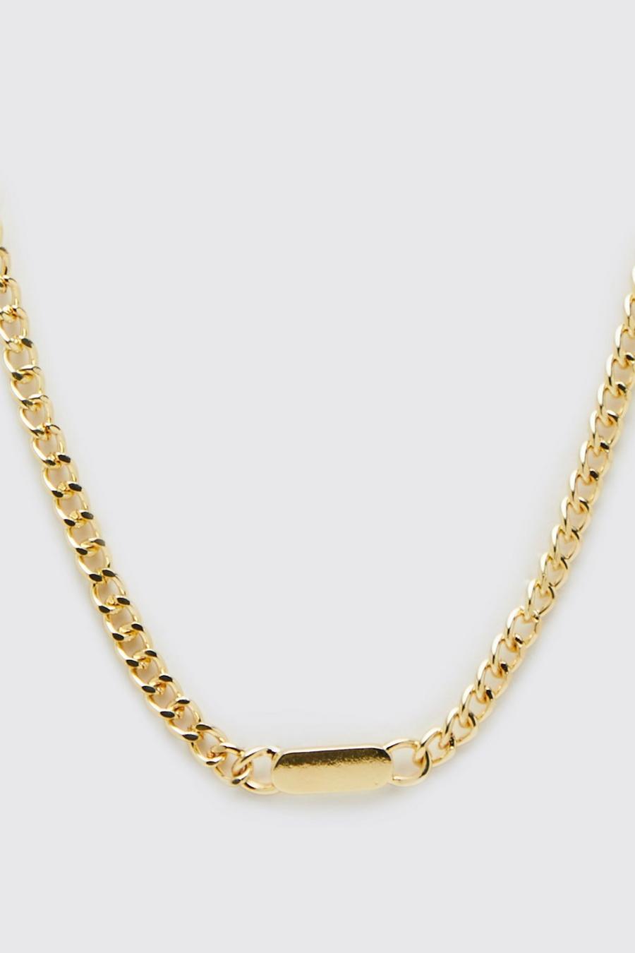 Gold metallic Chunky Chain Necklace