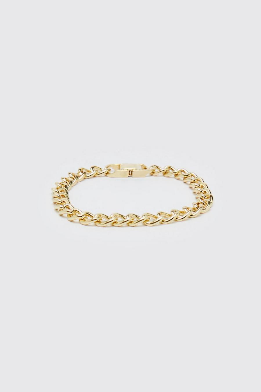 Gold metallic Chunky Chain Bracelet