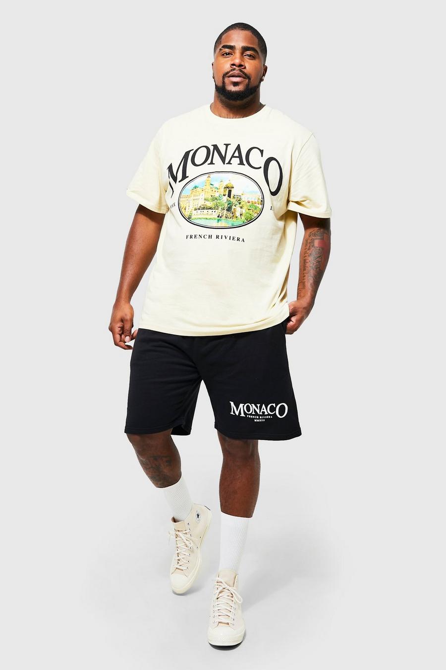 Sand Plus Monaco City Hi-lo T-shirt Short Set image number 1