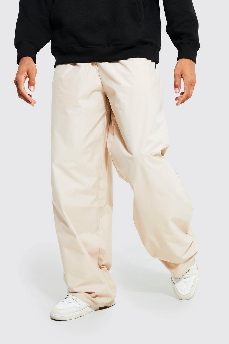 Tall - Pantalon extra large, Stone beige