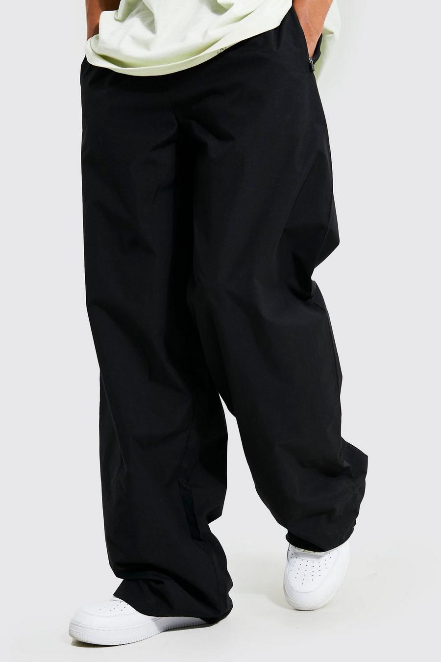 Black Tall Extreme Wide Trousers image number 1