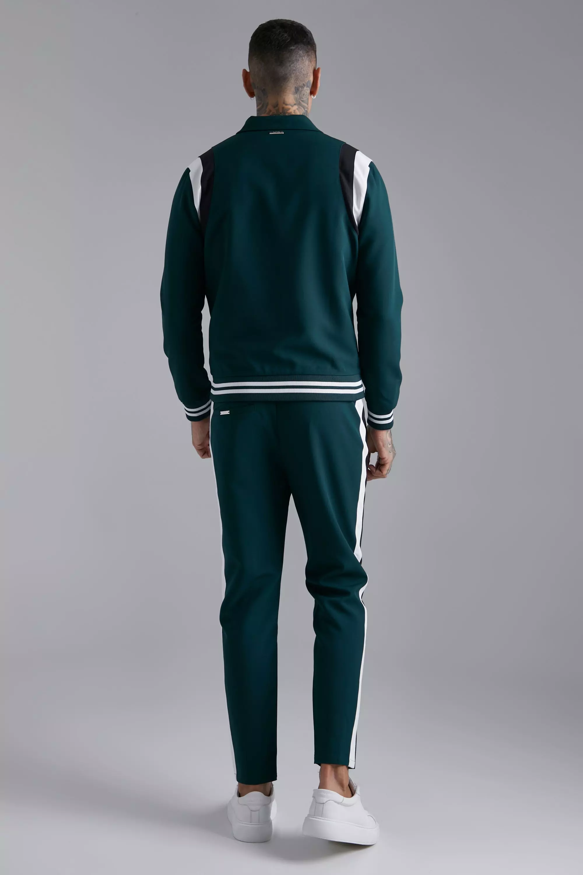 Bomber jacket discount with track pants