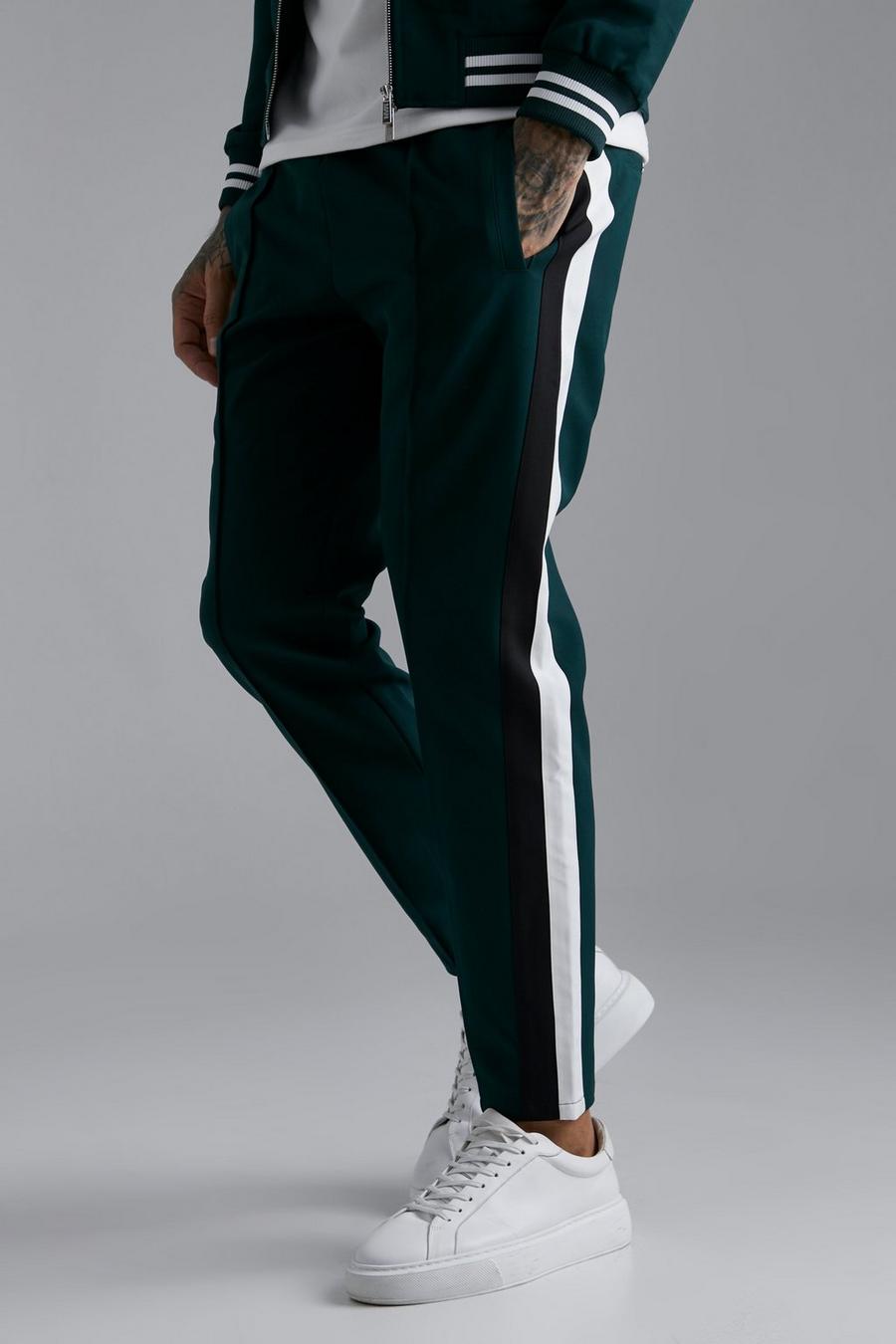 Pantaloni sartoriali stile Varsity, Green image number 1