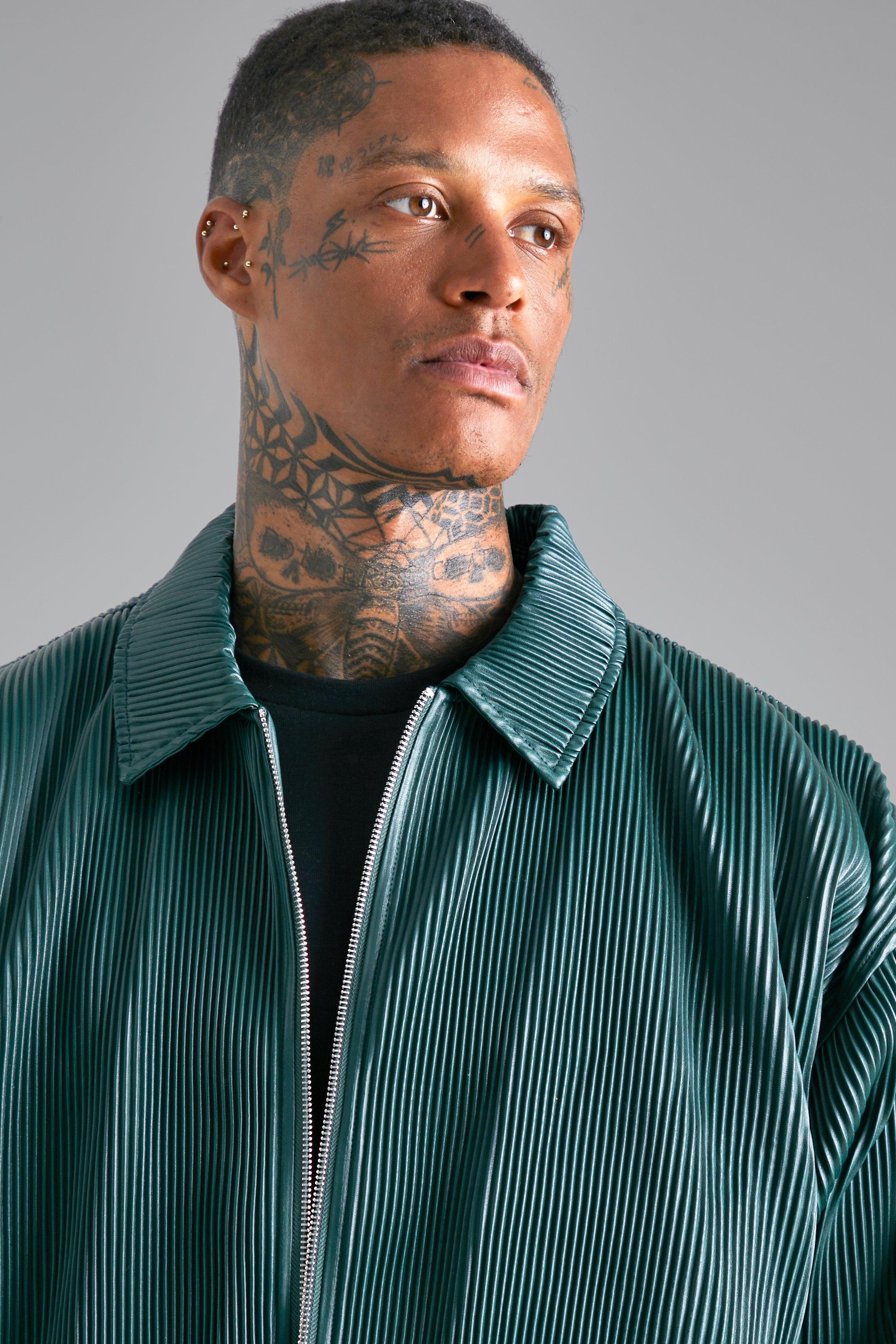 Veste Harrington ample plissee