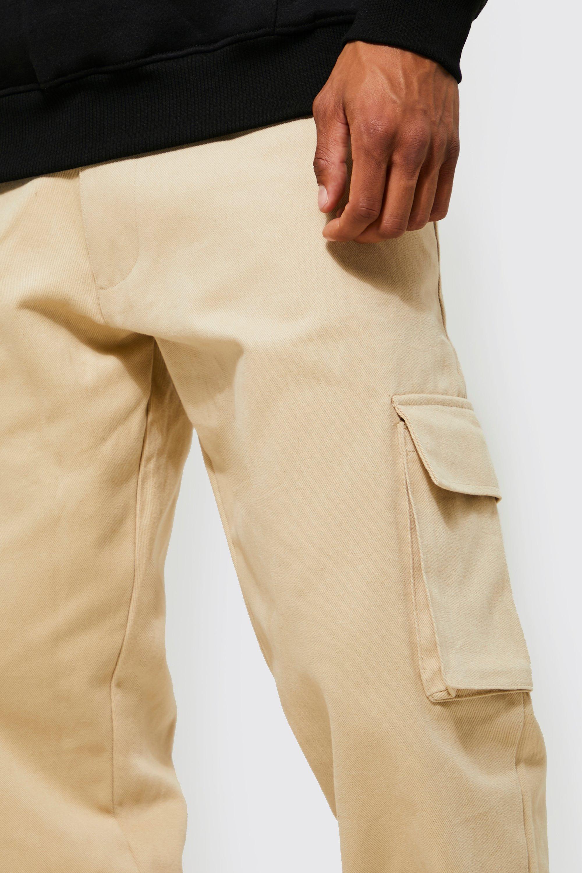 Fixed Waist Relaxed Heavy Weight Cargo Trouser