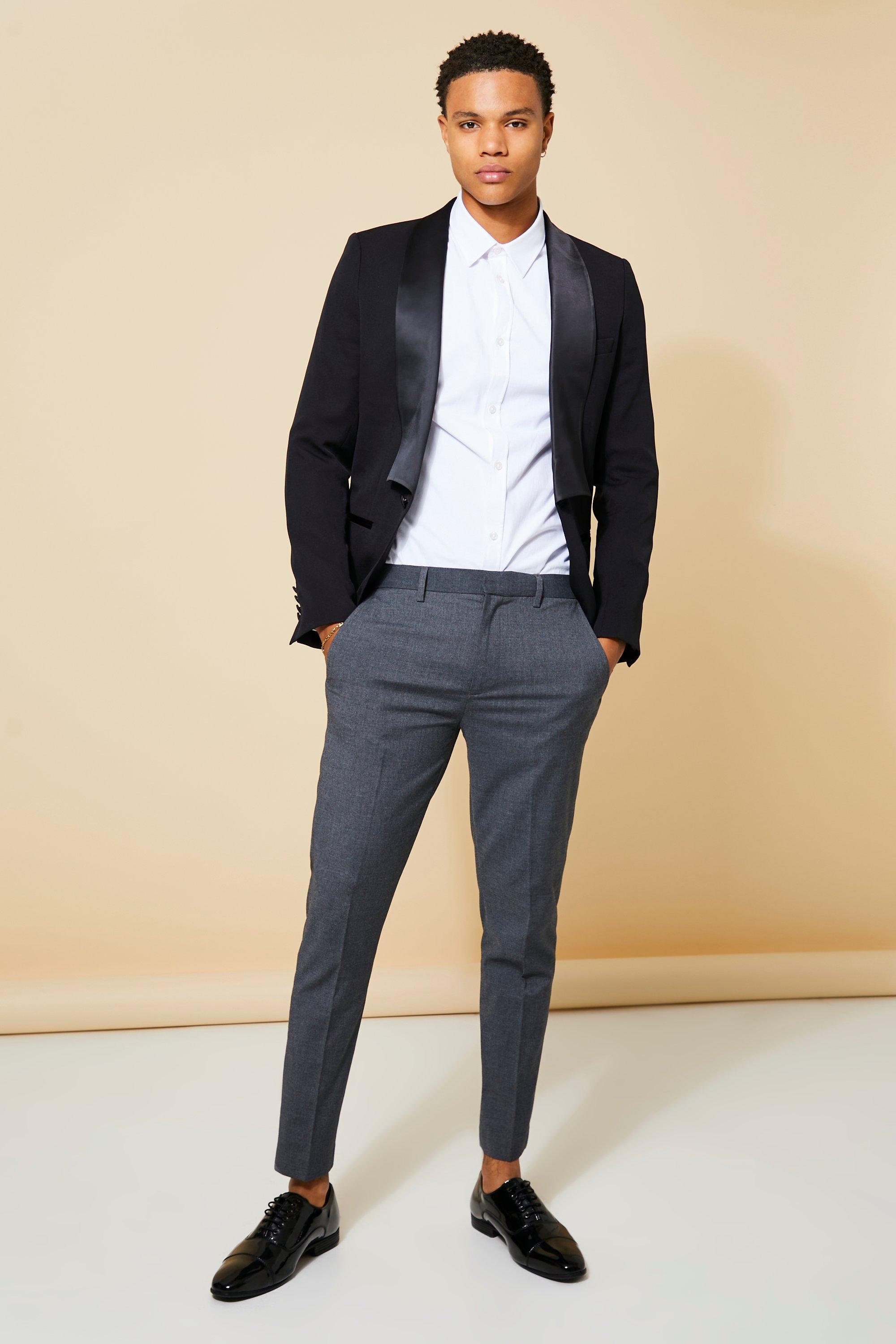 Skinny fit on sale tailored trousers