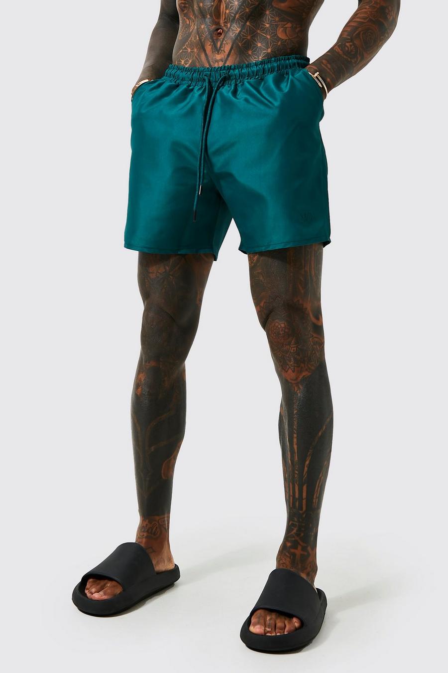 Dark green Original Man Short Swim Shorts