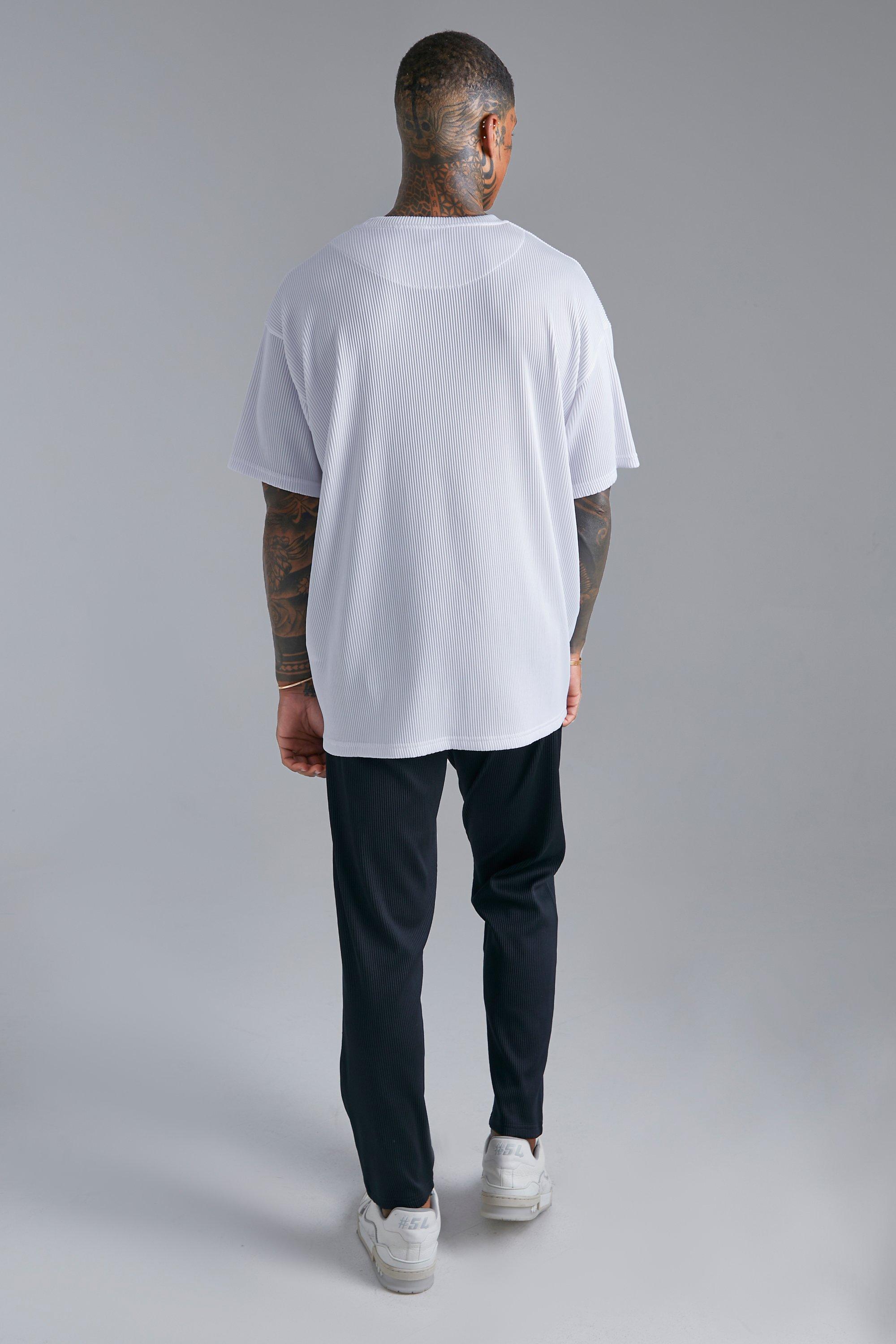 Pleated Oversized T-shirt | boohoo