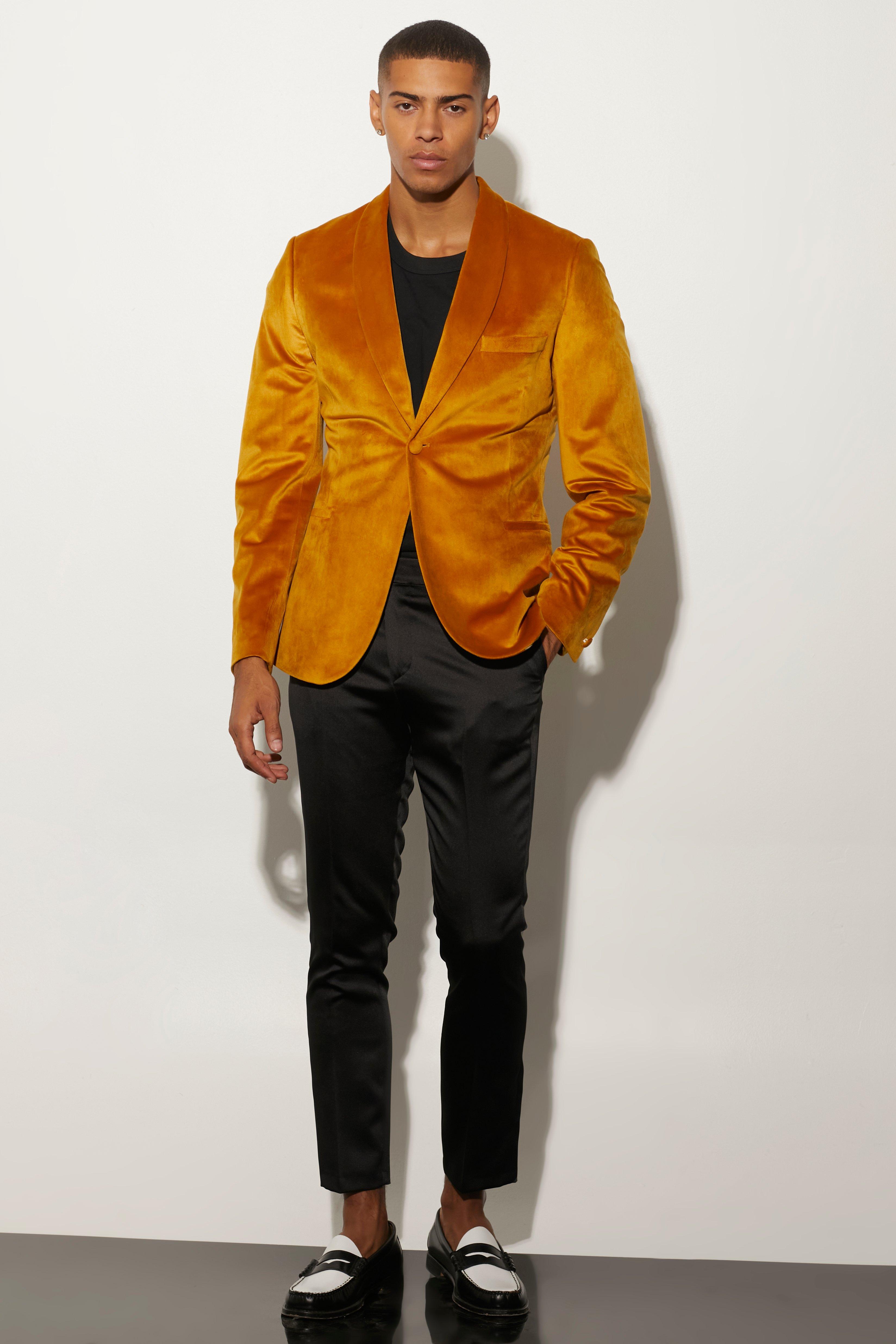 Mustard blazer outlet uk