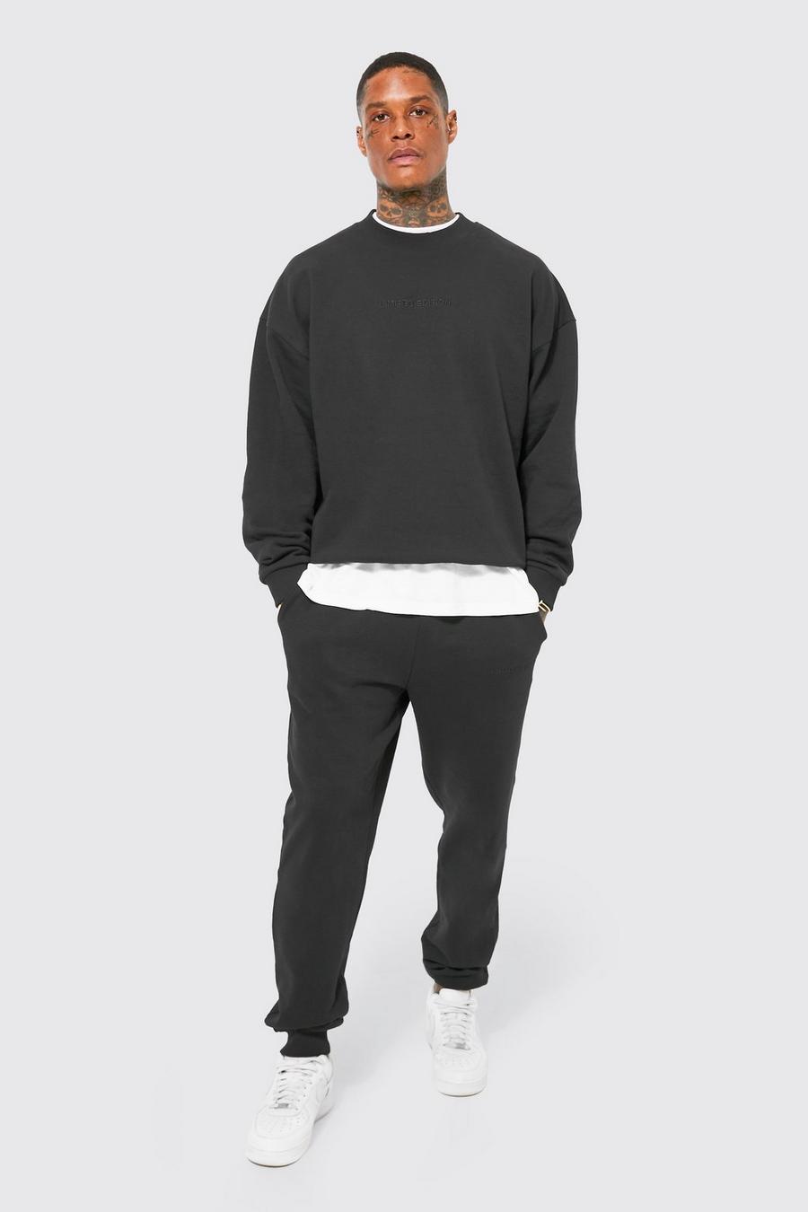 Sweatshirt-Trainingsanzug, Black schwarz image number 1