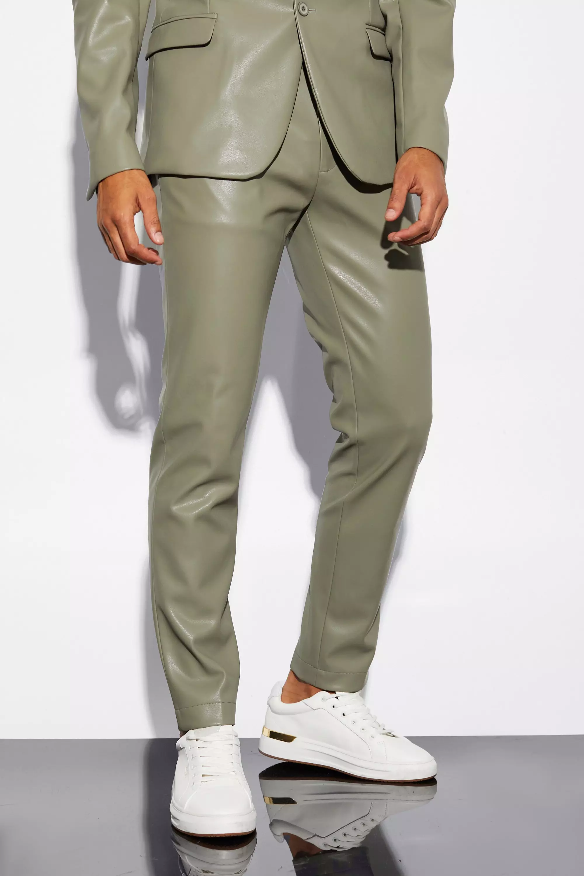 ASOS DESIGN slim suit jacket in khaki