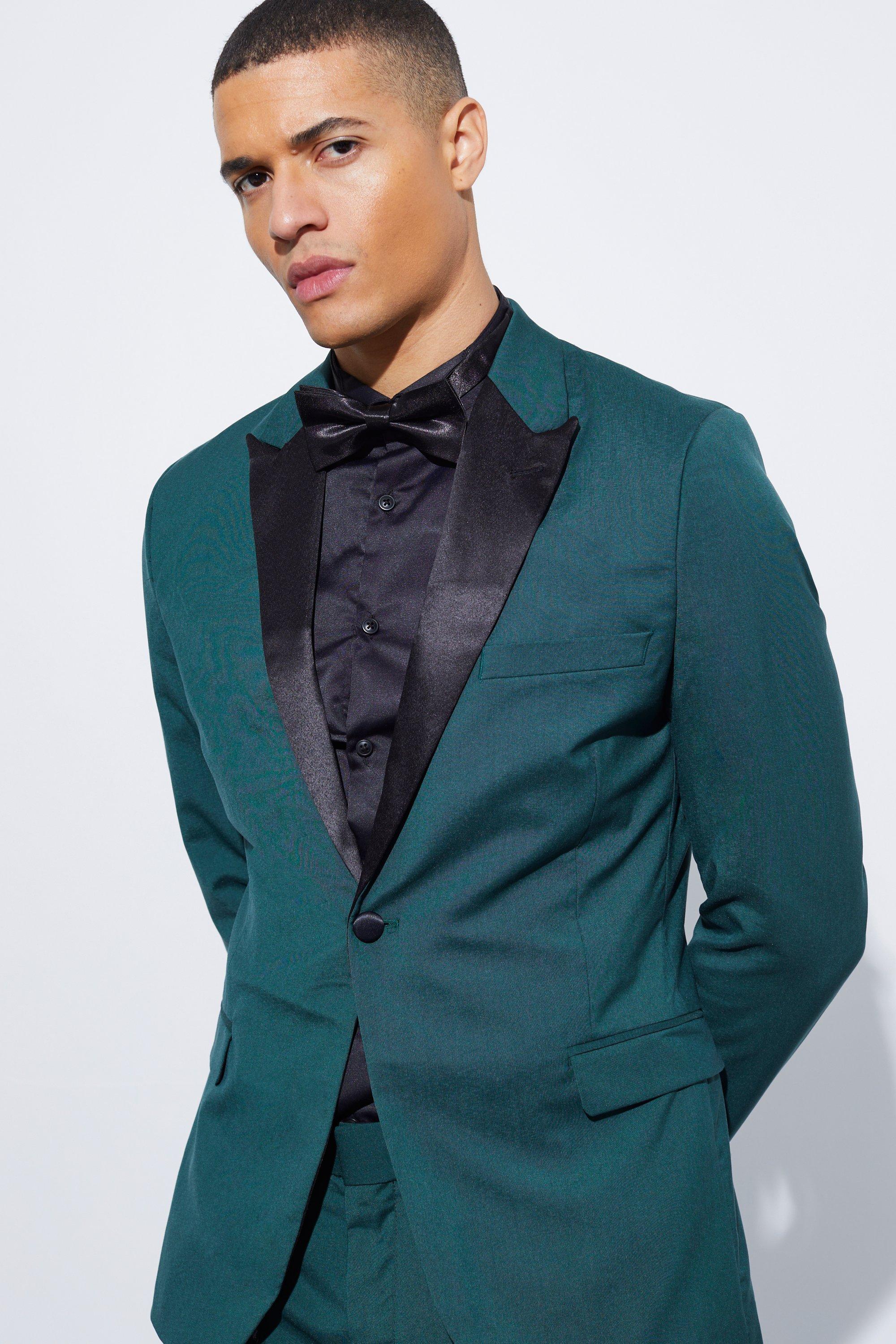 Blue and Green Tuxedo Jacket