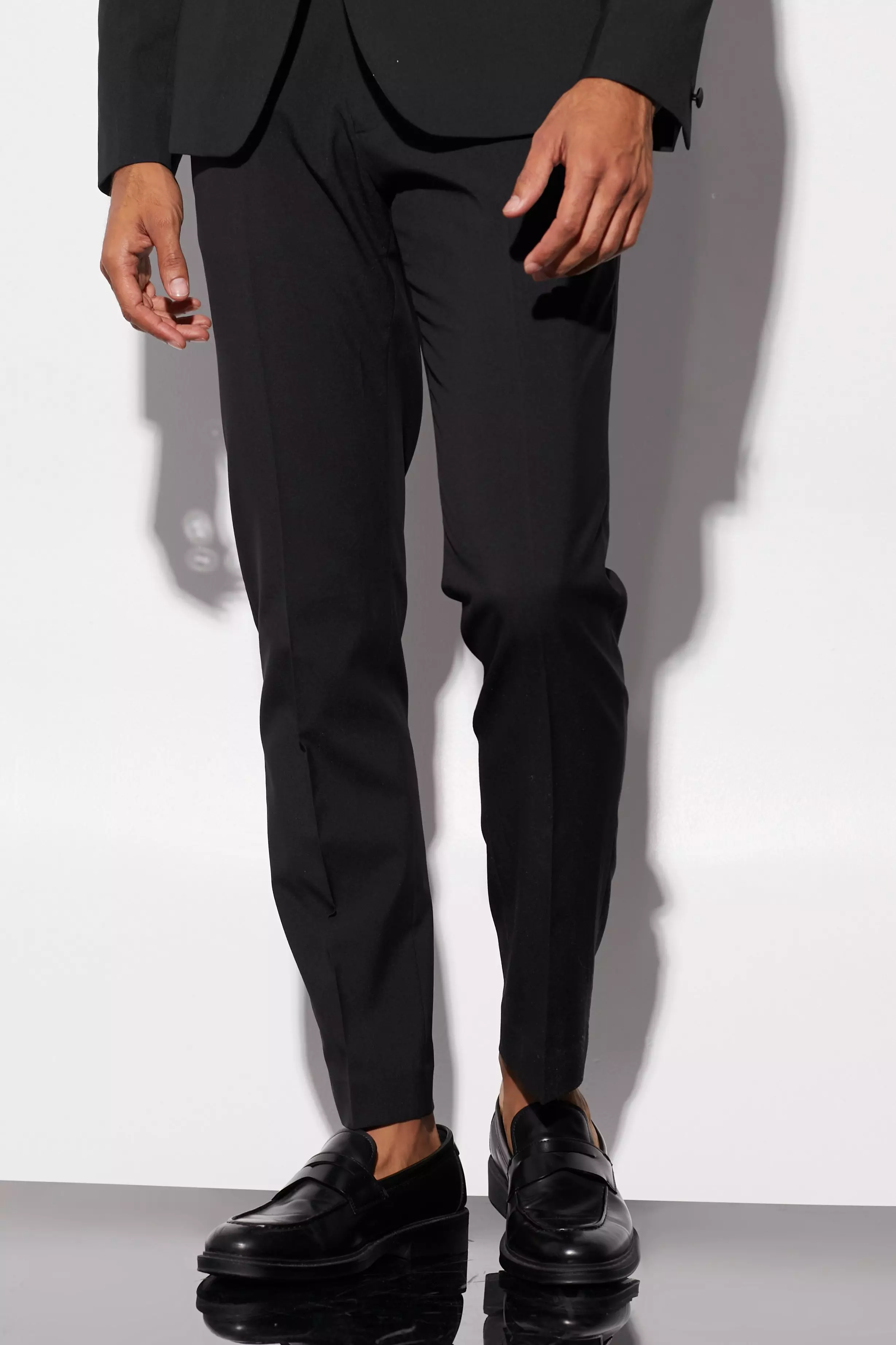 Black Slim Tuxedo Suit Trouser alternative image