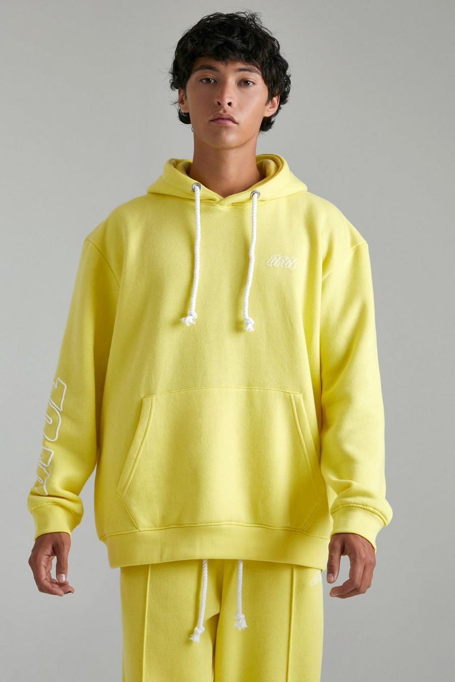 Yellow Oversized Ofcl Hoodie