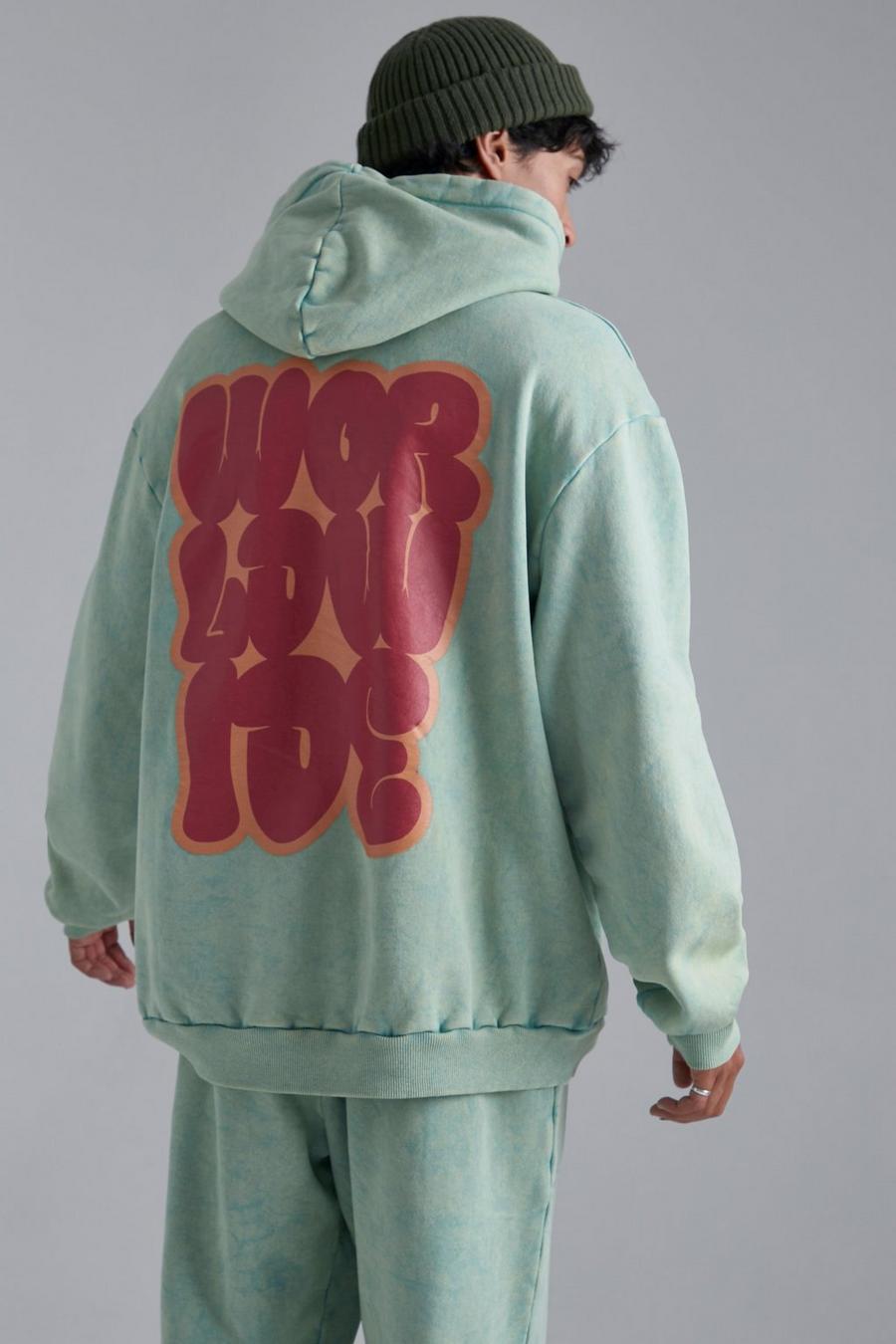 Oversized Ofcl Hoodie, Sage image number 1