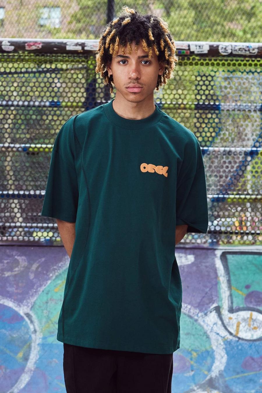 Forest Oversized Ofcl Seam Detail T-shirt image number 1