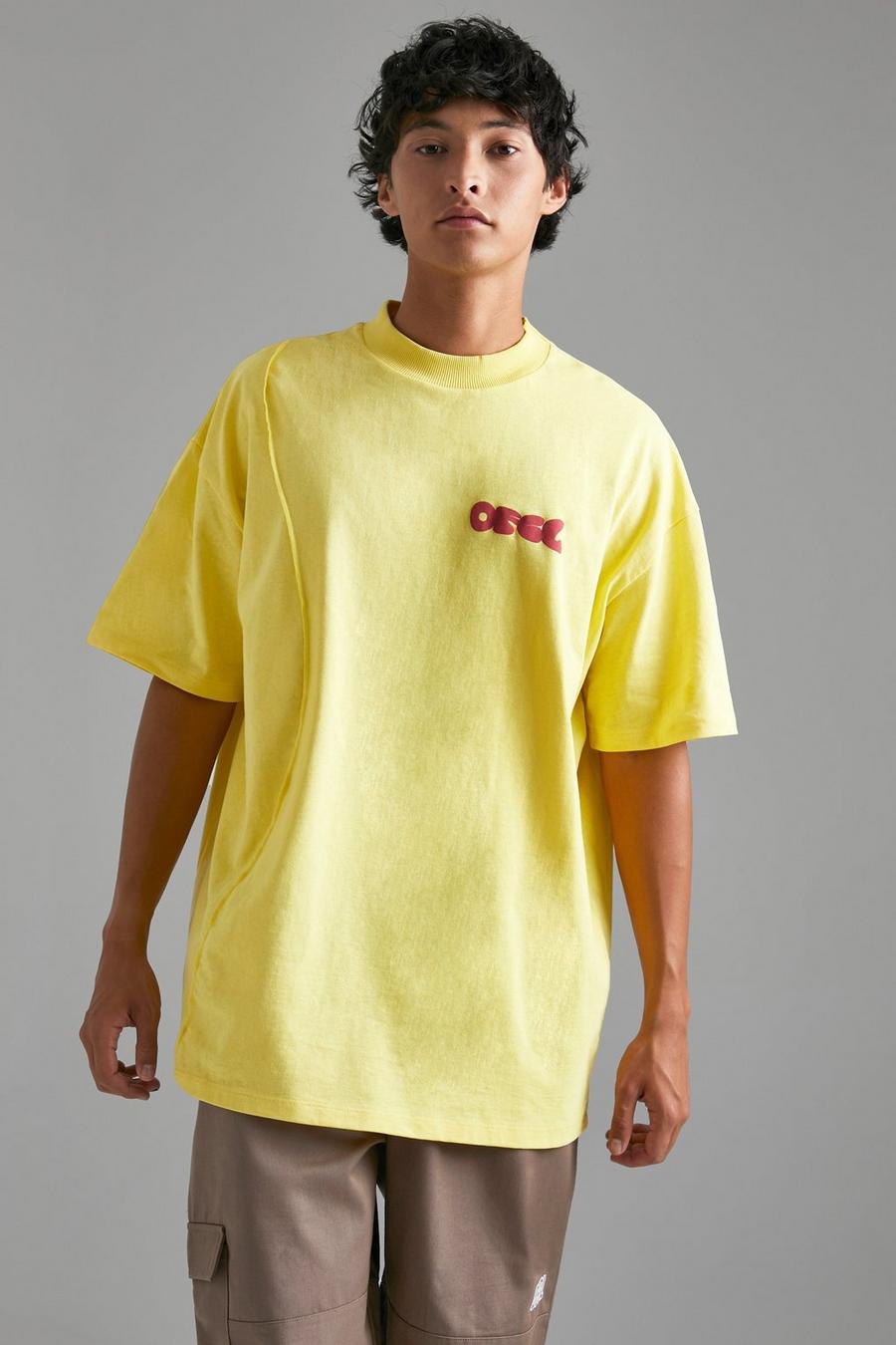 Yellow gul Oversized Ofcl T-shirt