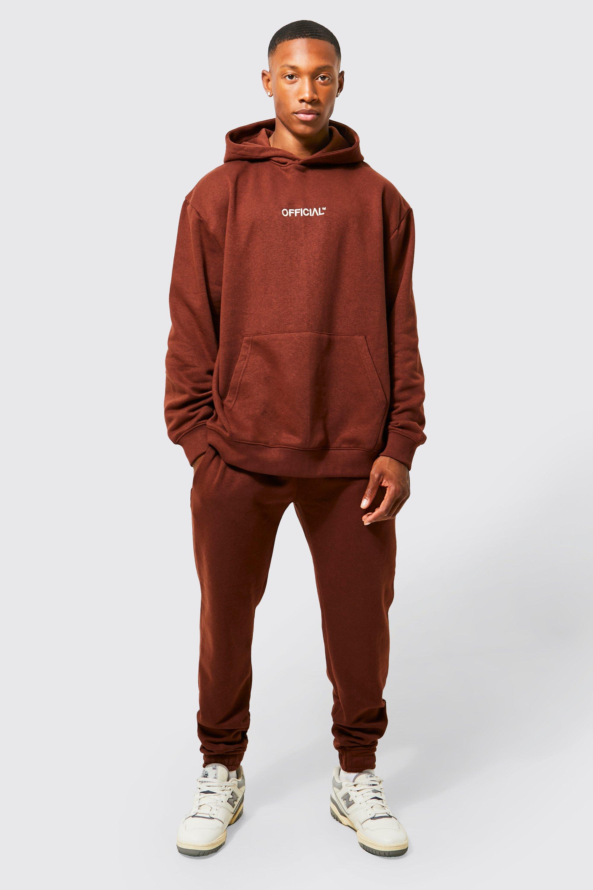 boohoo official brown tracksuit