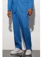 Marine blue Relaxed Fit Suit Trousers