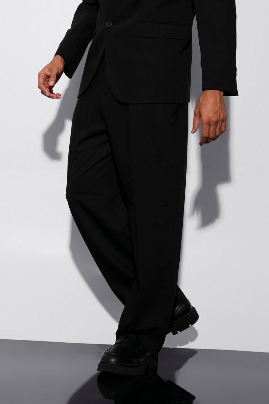 Pantalón Pitillo De Traje Texturizado BoohooMAN de Tejido sintético de color Neutro para hombre pantalones de vestir y chinos de Pantalones de vestir Hombre Ropa de Pantalones 