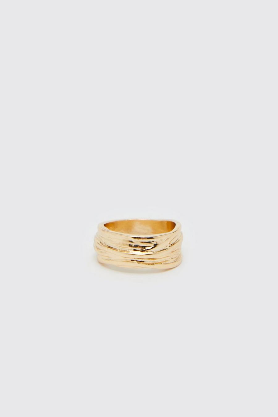 Gold Stacked Effect Ring image number 1