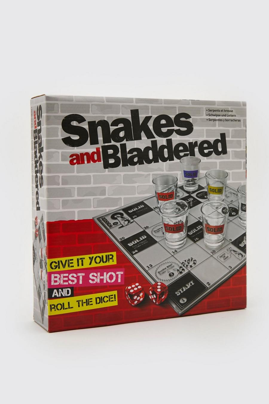 Juego de mesa para botellón Snakes And Bladdered, Clear