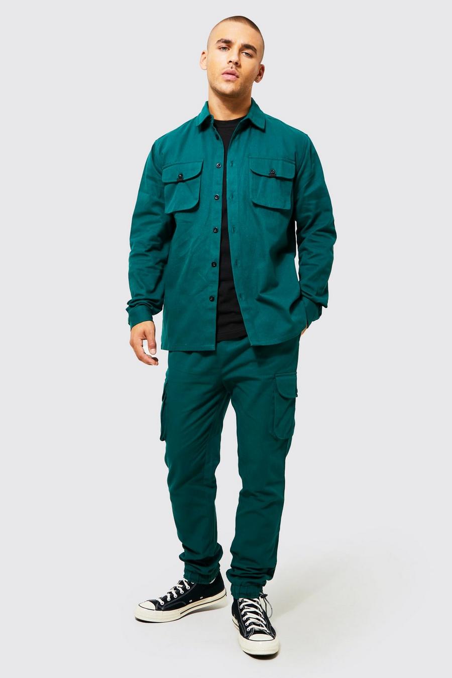 Forest Official Man Utility Shirt & Trouser Set image number 1