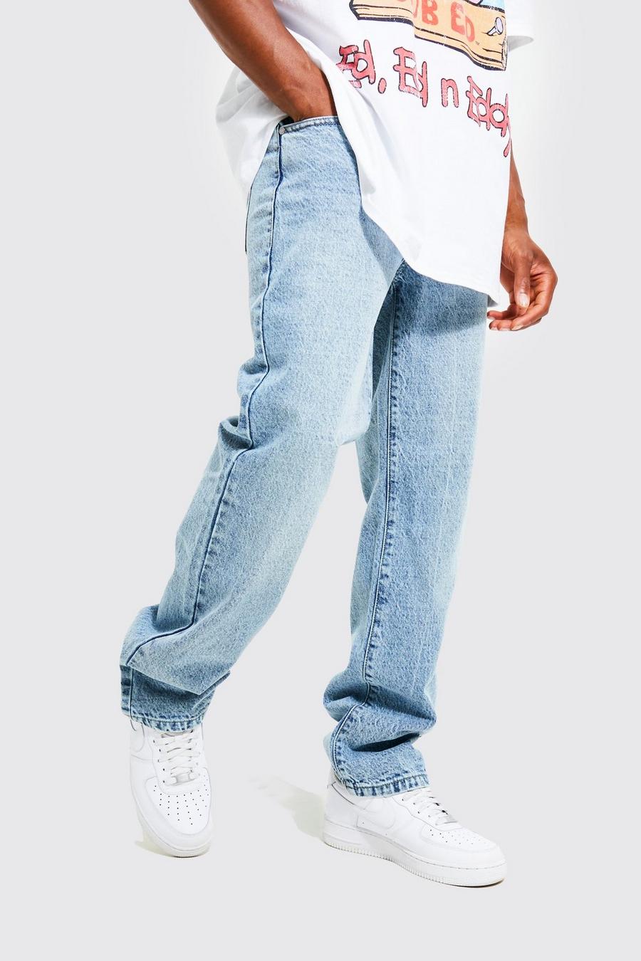 Loose Fit Jeans in Light Blue