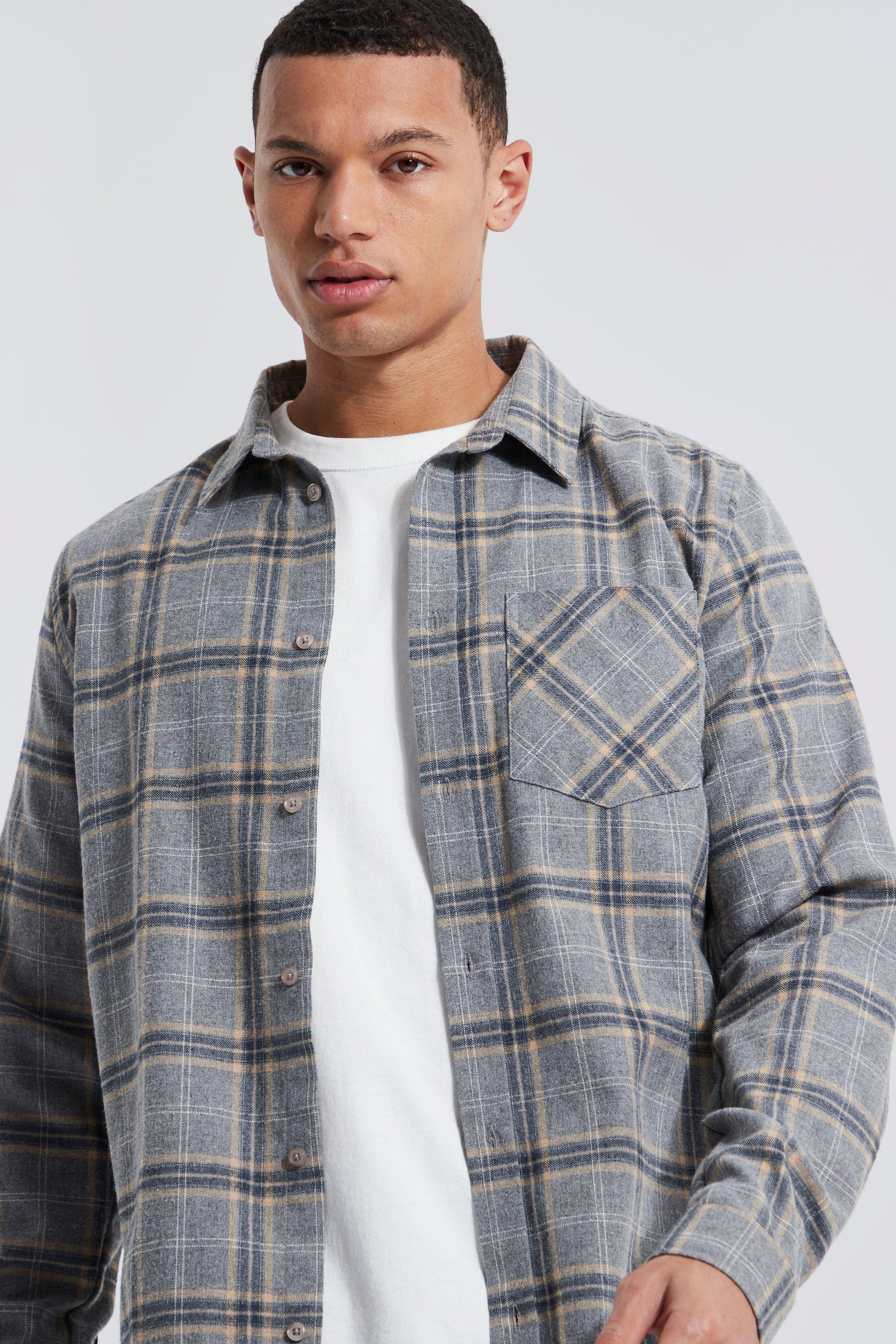 Chemise longue a carreaux hotsell