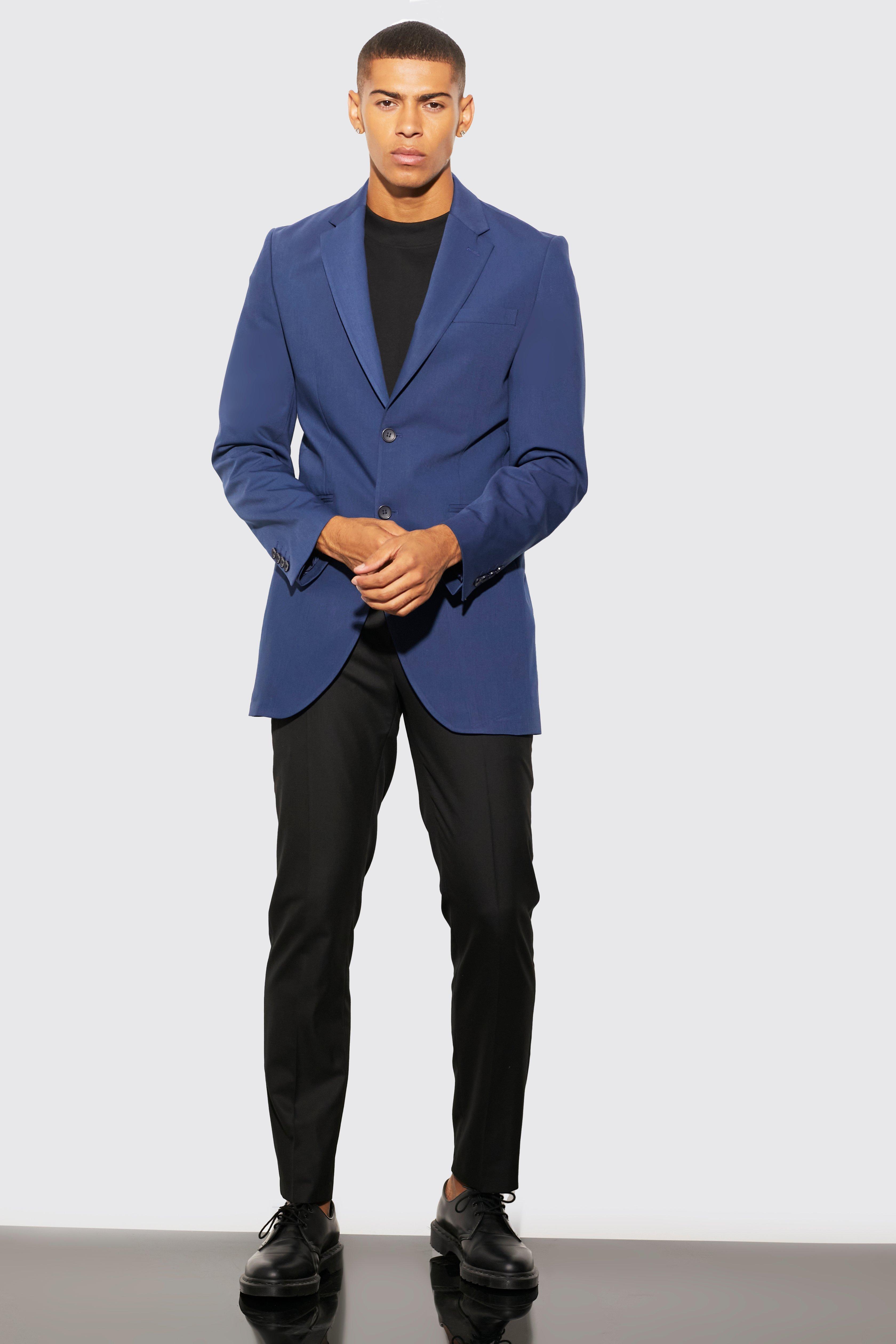 Long blazer for store mens