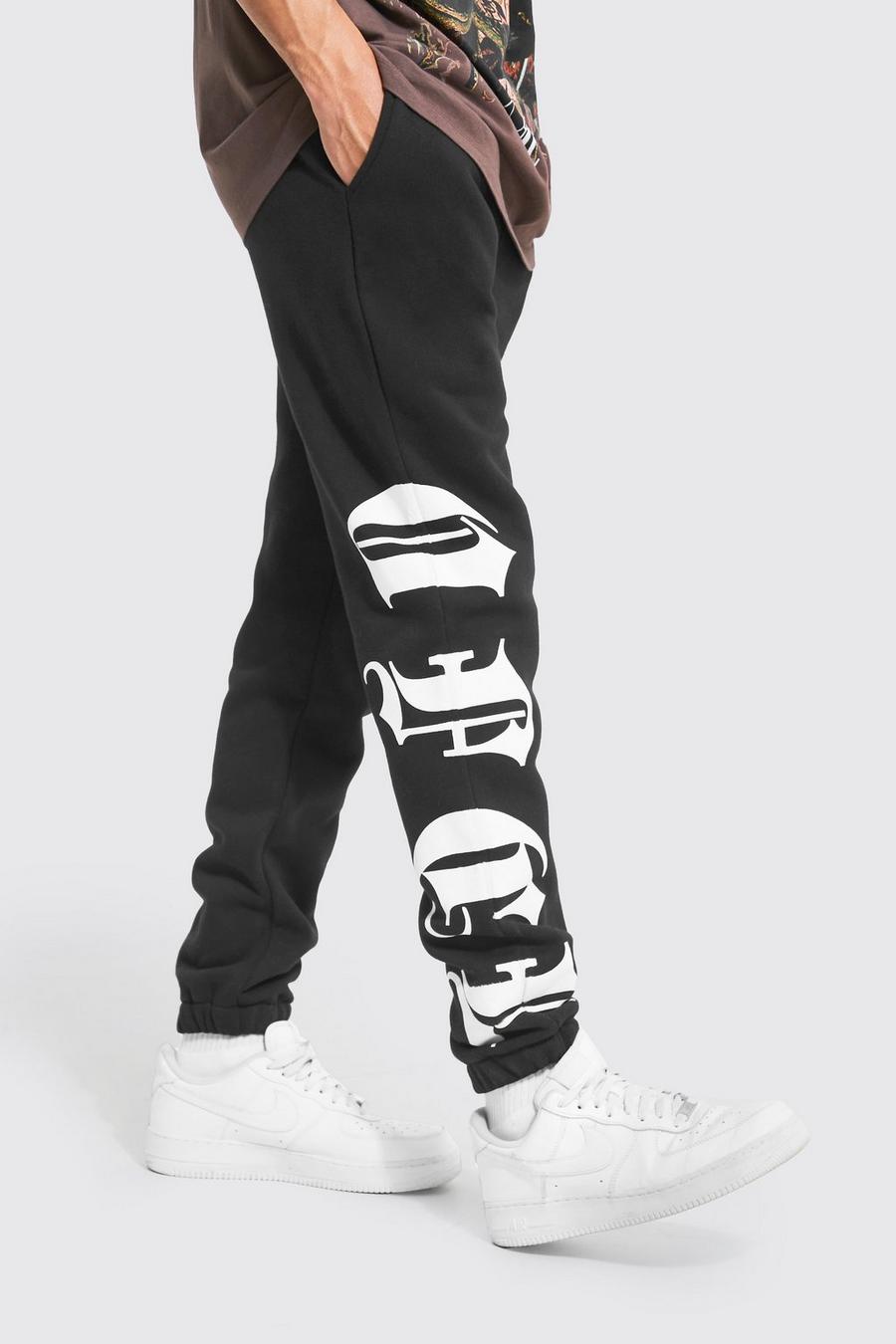 Black Tall Regular Fit Ofcl Butterfly Jogger image number 1