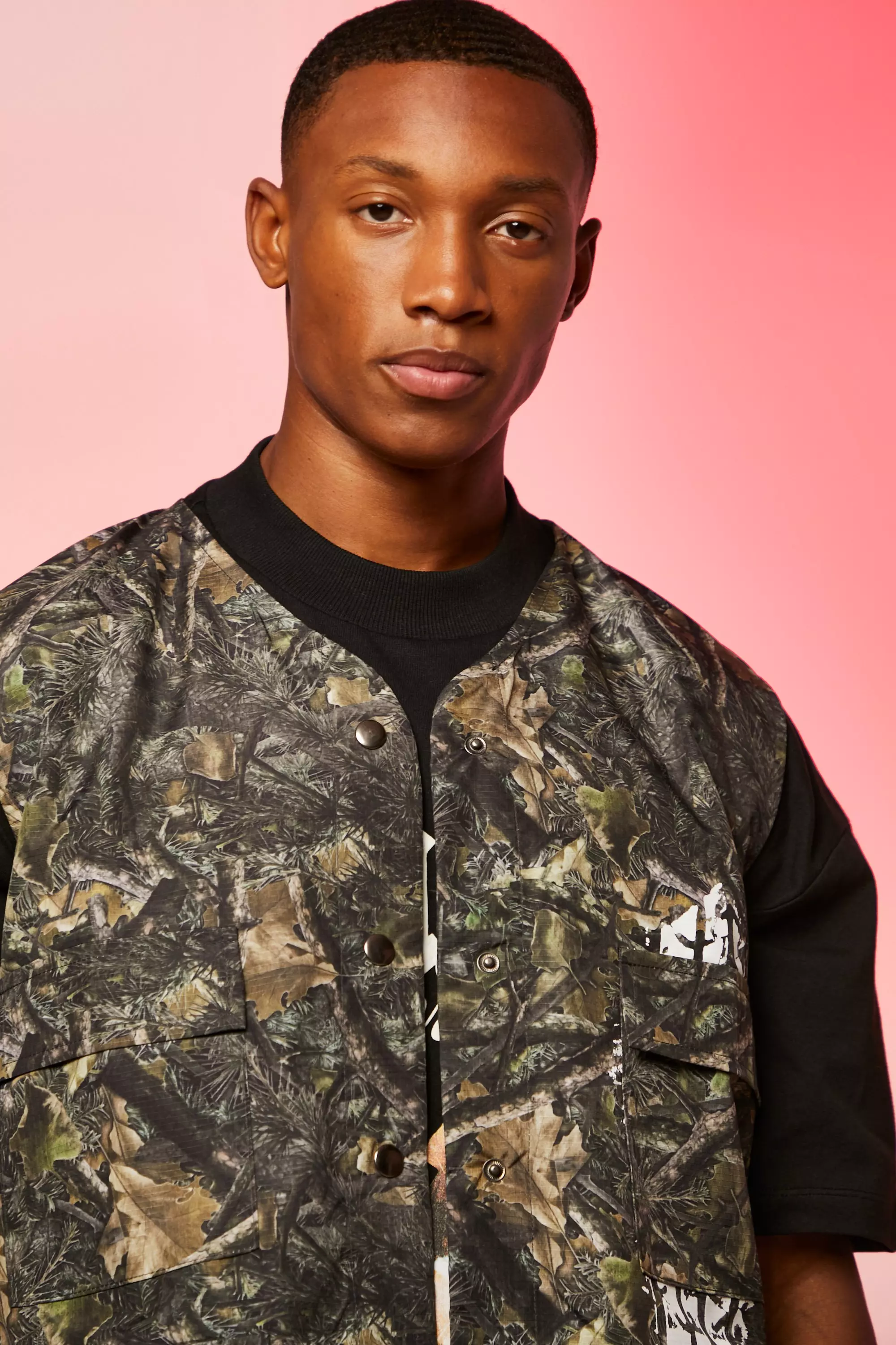 Camo Multi Pocket Ripstop Utility Vest alternative image