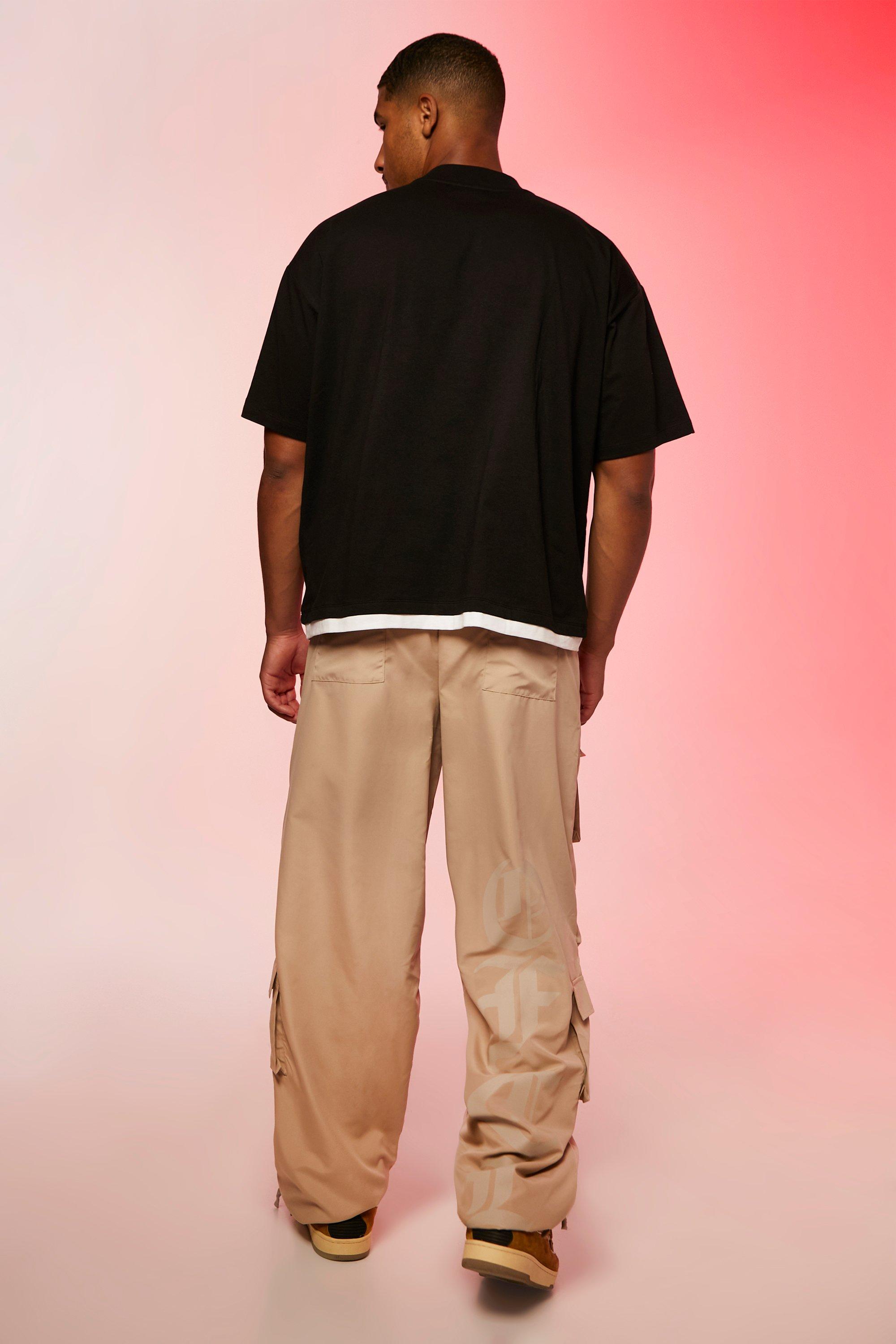 Pantalon Tall cargo super oversize Ofcl