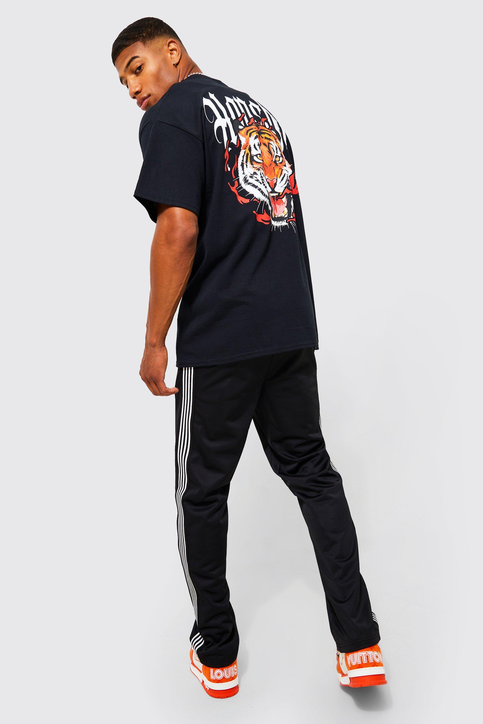 Oversized Tiger Graphic T-shirt