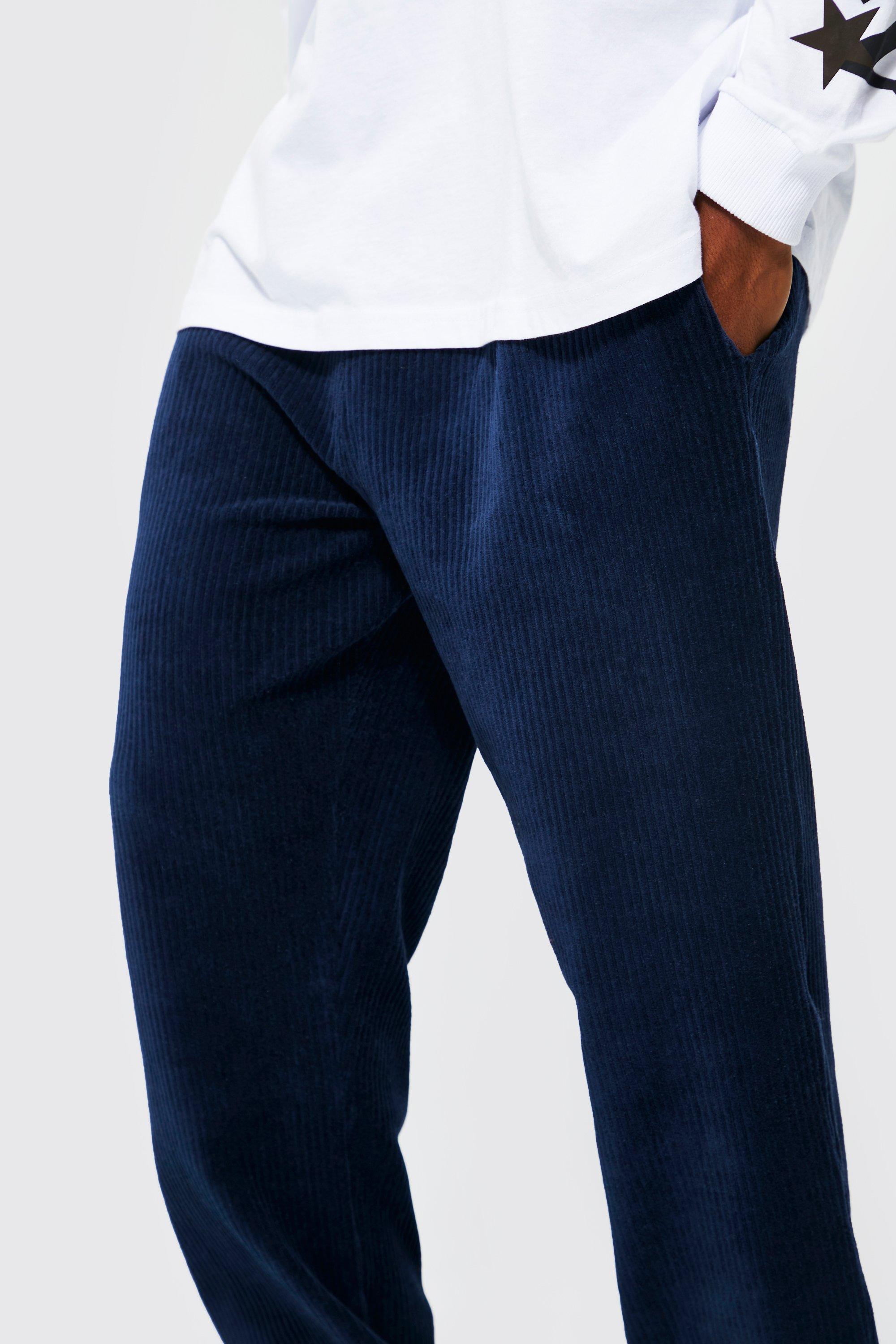 Ribbed Pocket Velour Navy Pajamas Ribbed Pocket Velour Navy Pajamas