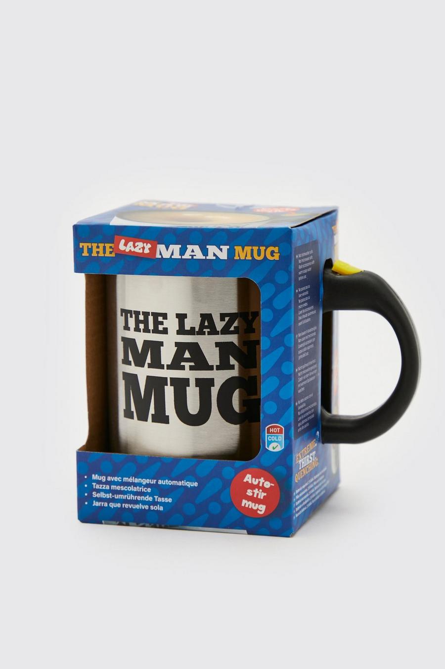 Clear Lazy Man Self Stirring Mug image number 1
