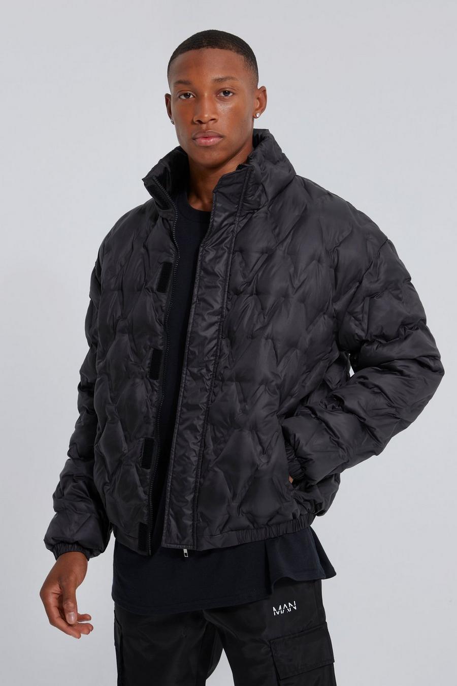 louisvuitton men puffer  Puffer coat, Black puffer jacket