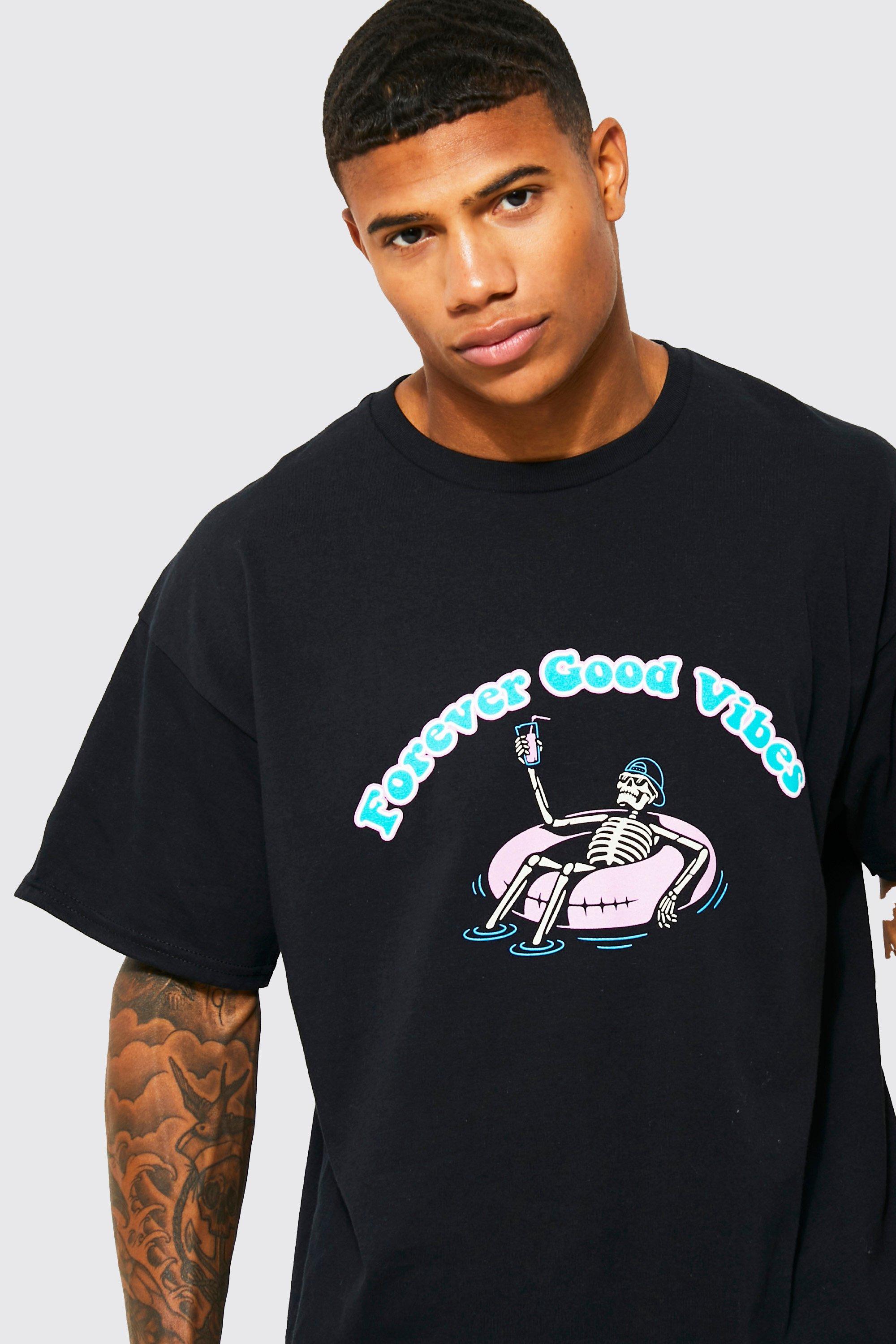 Good vibes 2025 black t shirt