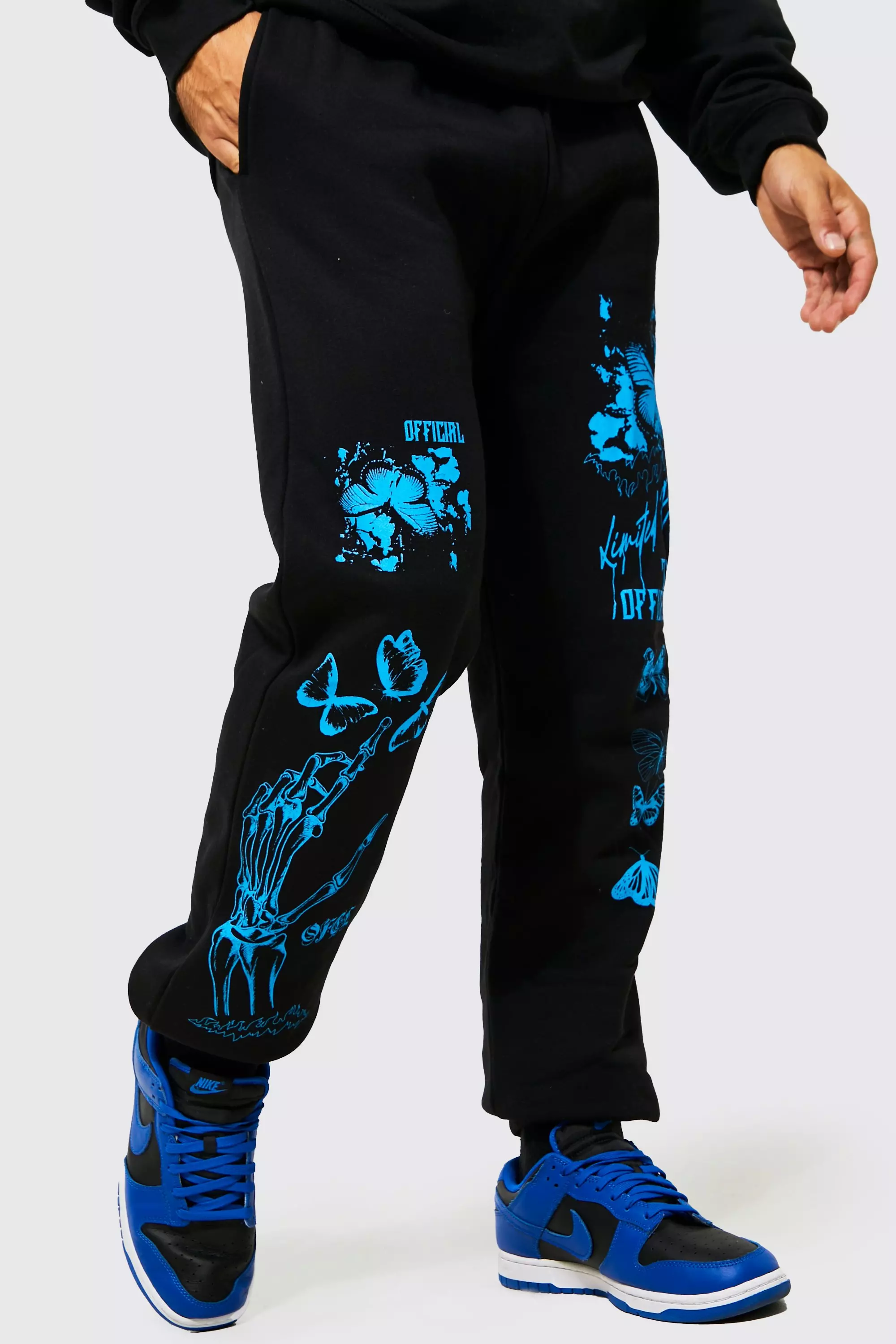 Boohoo butterfly online joggers