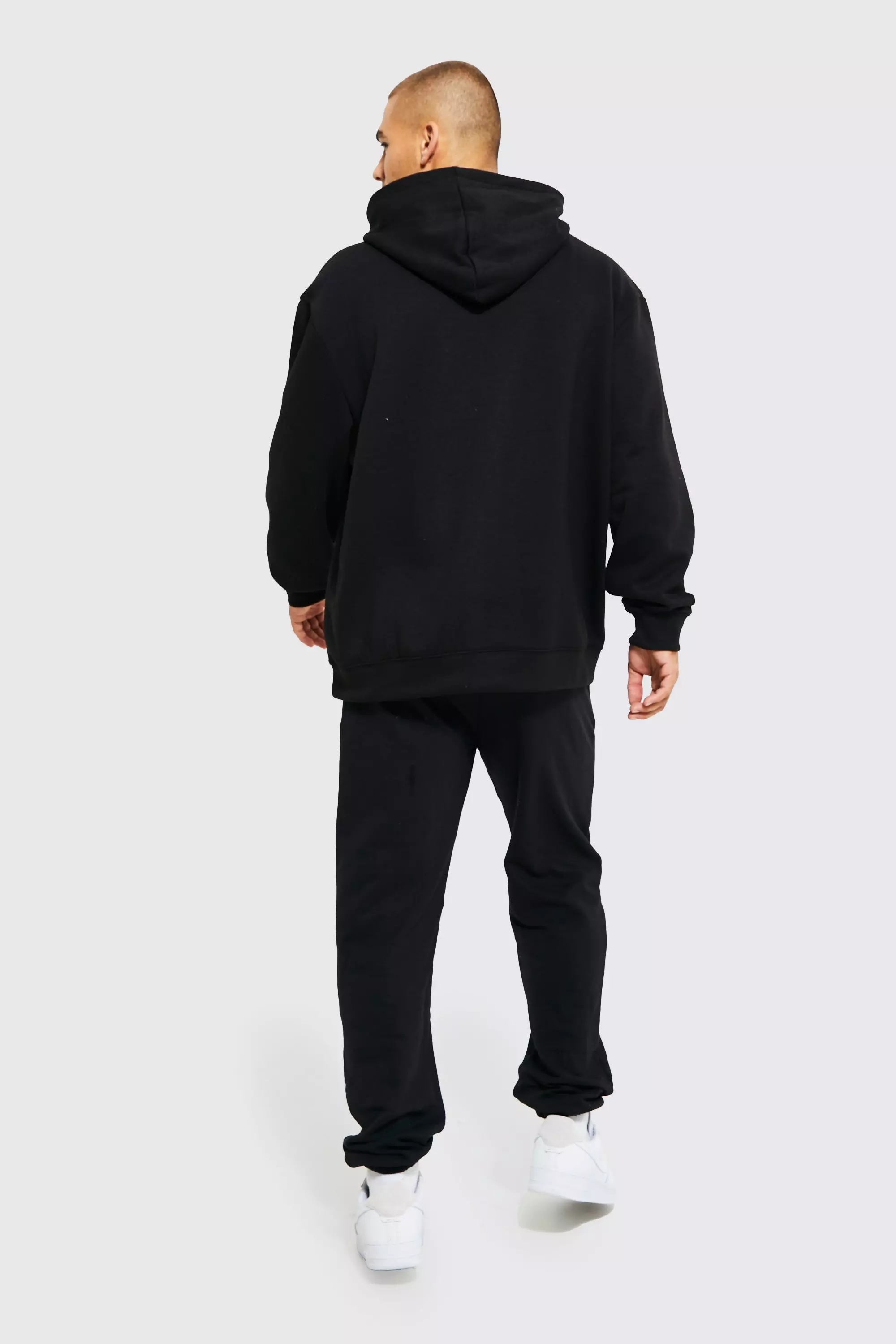 Black Regular Fit Multi Statue Graphic Joggers alternative image