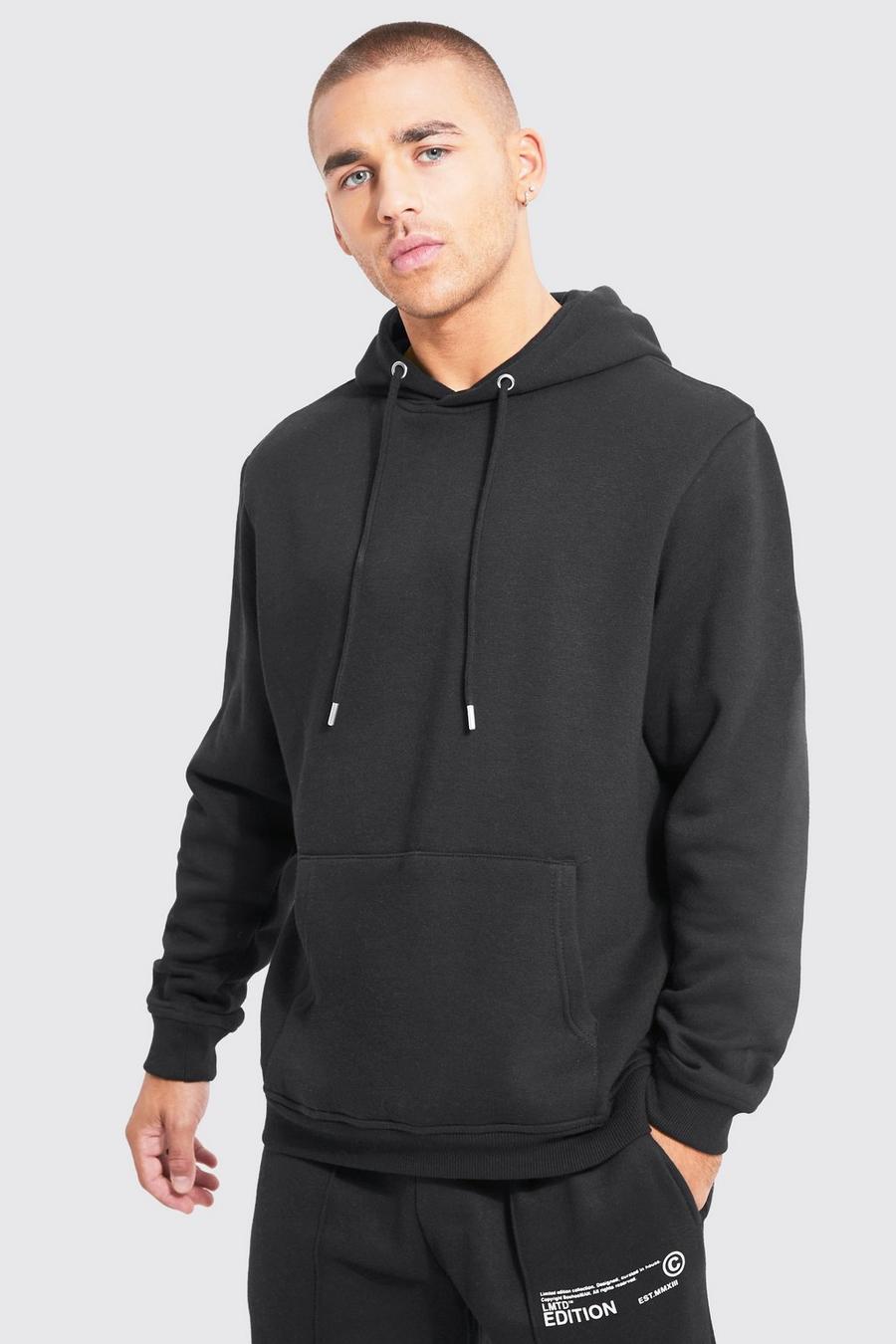 Black Basic hoodie image number 1